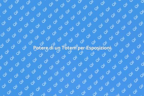 Totem Elegante per Esposizioni