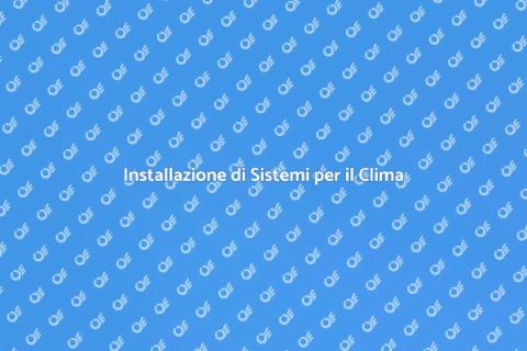 Montaggio Apparecchiature Clima