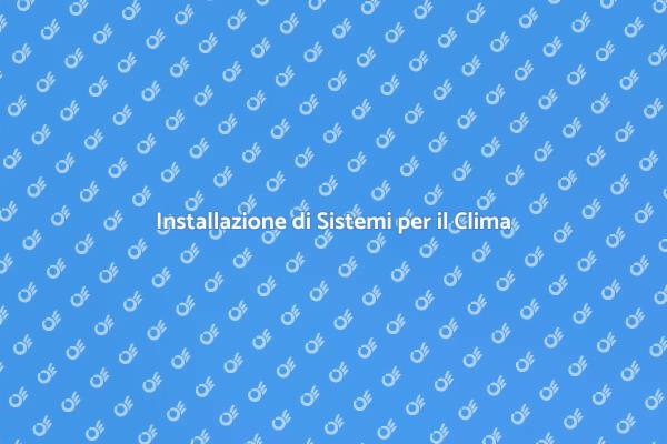 Montaggio Efficiente di Apparecchiature Clima