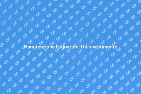 Pulizia Fognature nelle Zone Industriali