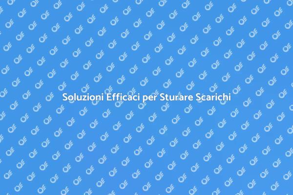 Gestire il Blocco degli Scarichi