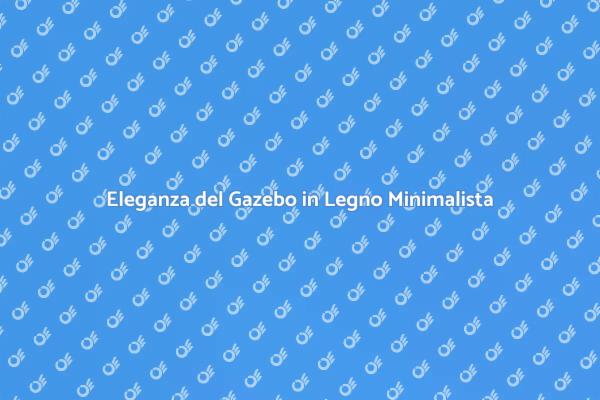 Trasforma il Tuo Giardino con un Gazebo