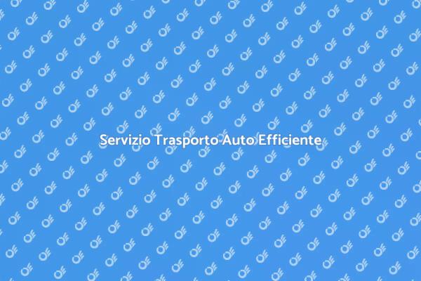 Trasporto Auto: Servizio Professionale