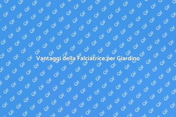 Cura del Giardino con la Falciatrice