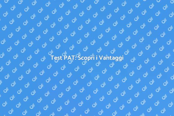 Test PAT: Servizi Casa e Persona