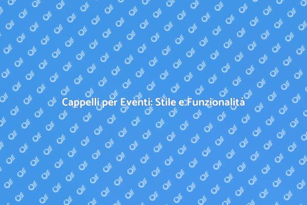 Cappelli Promozionali: Attira l'Attenzione