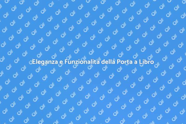 Porta a Libro: Stile e Funzionalità