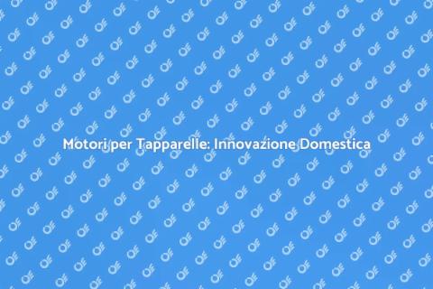 Installazione Motori Tapparelle Smart