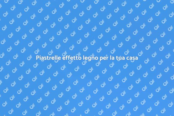 Arreda con piastrelle effetto legno