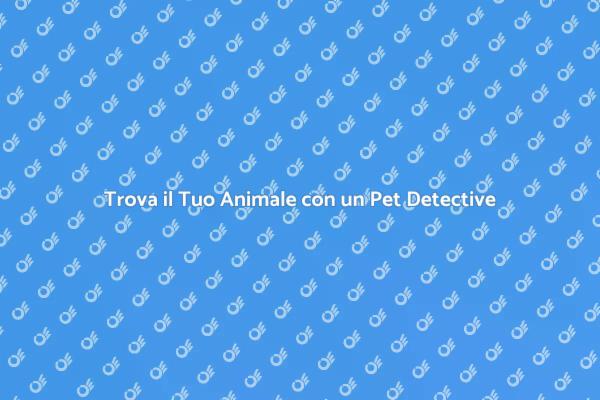 Pet Detective: Ritrova il Tuo Amico