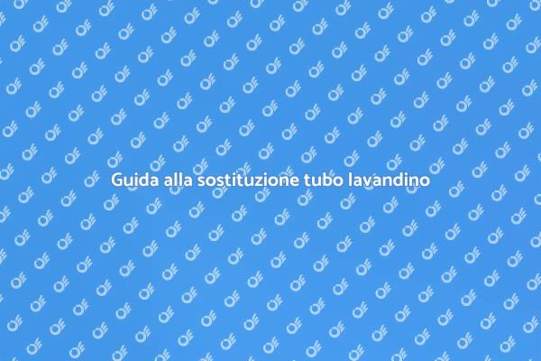 Come sostituire il tubo di drenaggio