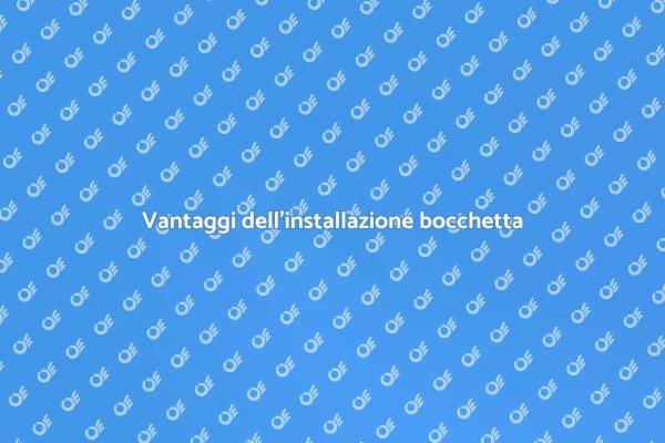 Installazione bocchetta per il comfort
