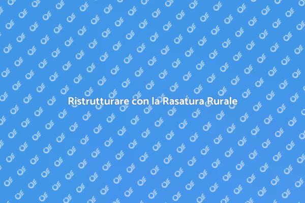 Rasatura: Il Tocco Finale per la Casa