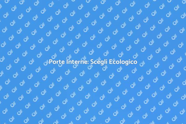 Porte Ecologiche per la Tua Casa