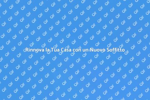 Installare un Soffitto per Rinnovare