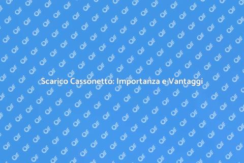 Scarico Cassonetto: Guida Completa