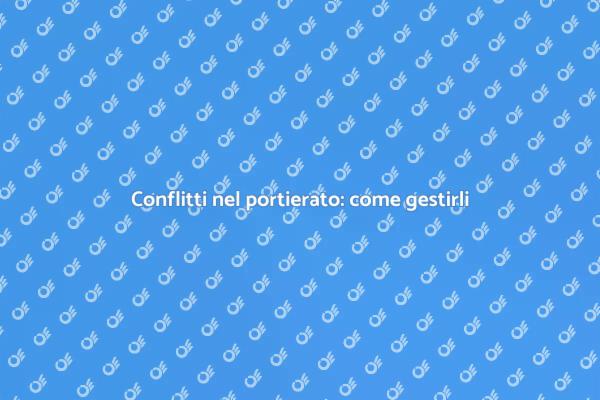 Risoluzione dei conflitti nel portierato