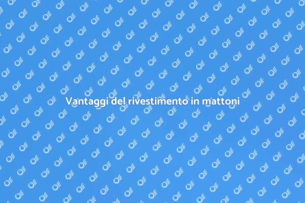 L'arte di rivestire in mattoni