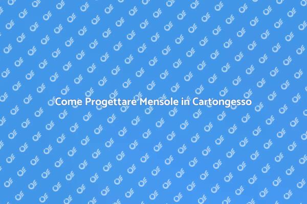 Progetta Mensole in Cartongesso con Stile