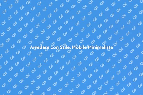 Minimalismo nel Bagno: Scopri di Più