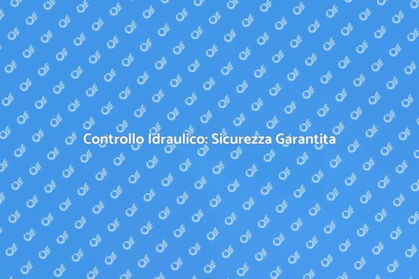 Ispezione Idraulica: Prevenire Problemi