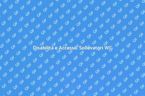 Sollevatore per disabili WC: Indipendenza