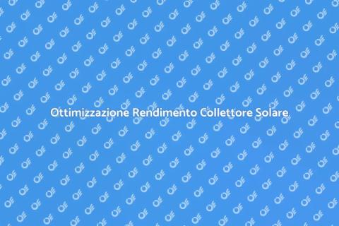 Controllo Collettore Solare Termico