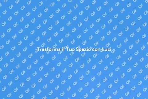 Illuminazione Scenica per Ogni Evento