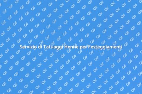 Tatuaggi Henne per Eventi di Lusso