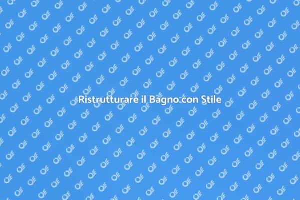 Trasforma il Tuo Bagno con Eleganza