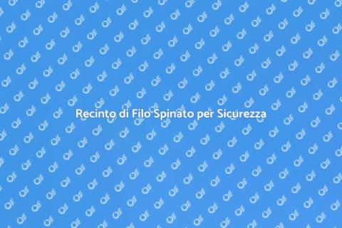 Recinto di Filo Spinato: Sicurezza e Design
