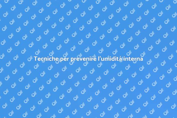 Combatti l'umidità interna nel restauro