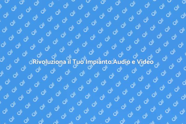 Trasforma il Tuo Spazio con Audio e Video