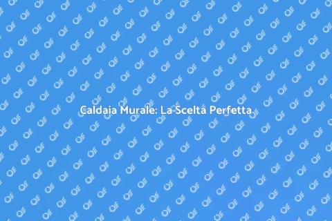 Caldaia Murale: Guida alla Scelta