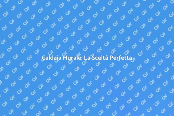 Come Scegliere la Caldaia Murale Ideale