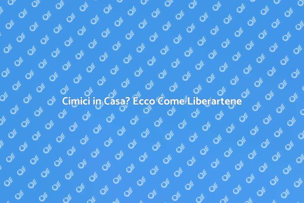 Liberati dalle Cimici: Ecco Come Fare