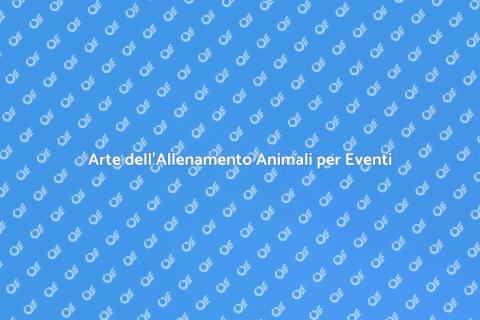 Allenamento Animali per Eventi Culturali