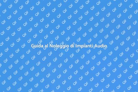 Noleggiare Impianto Audio per Pop Band