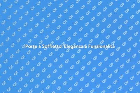 Porta a Soffietto: Soluzioni Smart