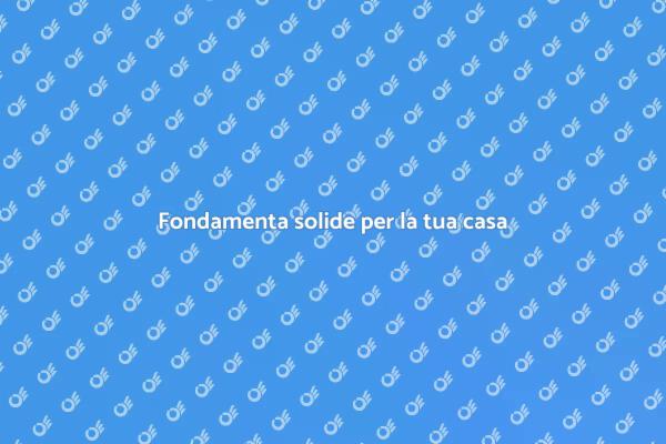 Progettare fondamenta per la tua casa