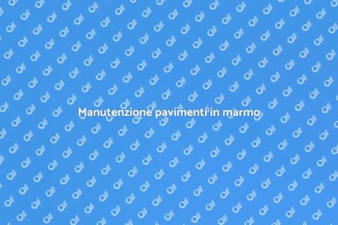 Trattamento pavimenti in marmo