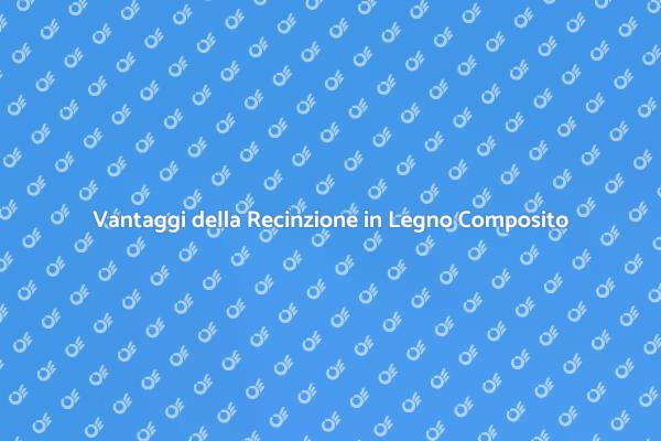 Installazione Recinzione in Legno Composito