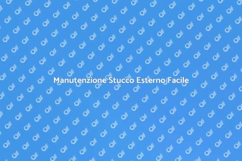 Riparazione Stucco Esterno: Guida
