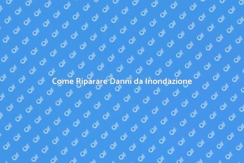 Riparazione Danni da Inondazione