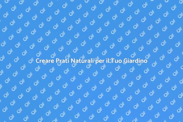 Riconnetti il Tuo Giardino alla Natura