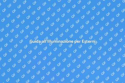 Illuminazione Aree Relax Esterni