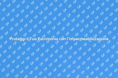 Impermeabilizzazione Edifici Storici