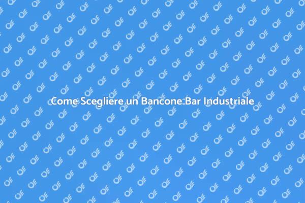 Bancone Bar: Design e Funzionalità Unica