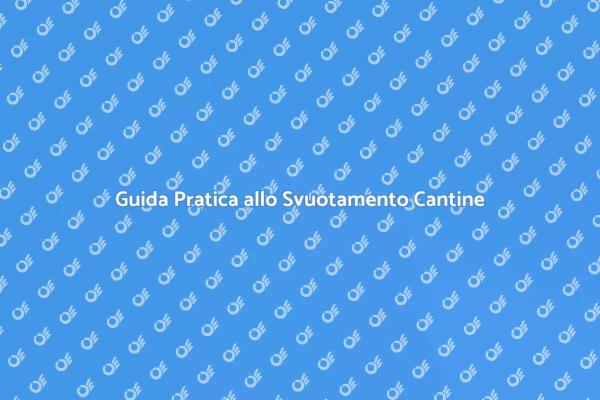 Svuota la tua Cantina e Riorganizza