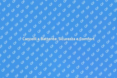 Automazione Cancelli a Battente